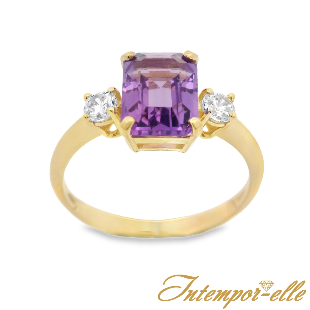 BA OR 18CT AMETHYSTE + OXZ 