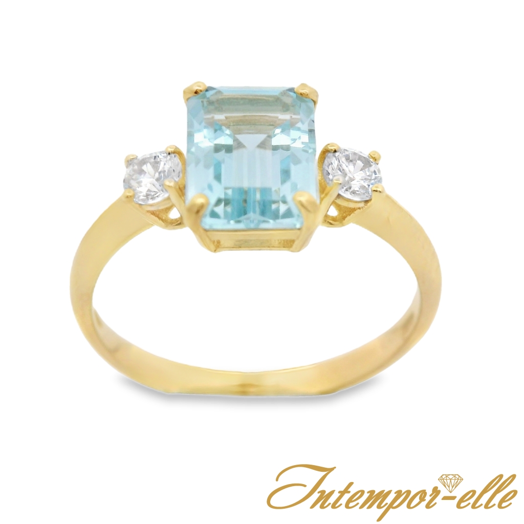 BA OR 18CT TOPAZE + OXZ 