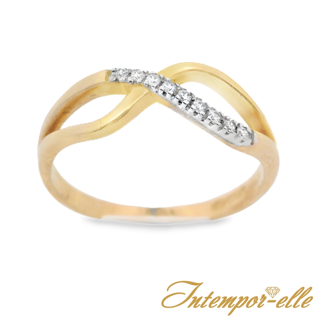 BAGUE OR 18 CT OXZ  RHODIER