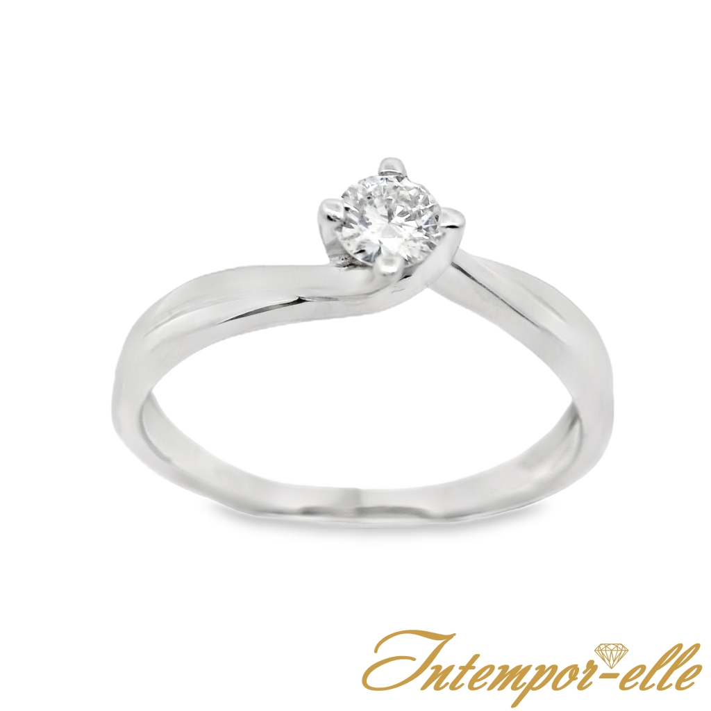 SO DOUBLE VRILLE OR 18CT + DT 0.20 CT 