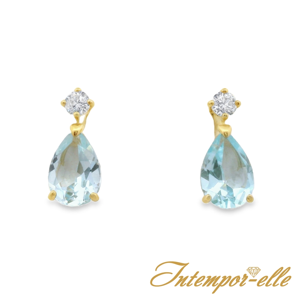 BO OR 18 CT TOPAZE GOUTE + OXZ 