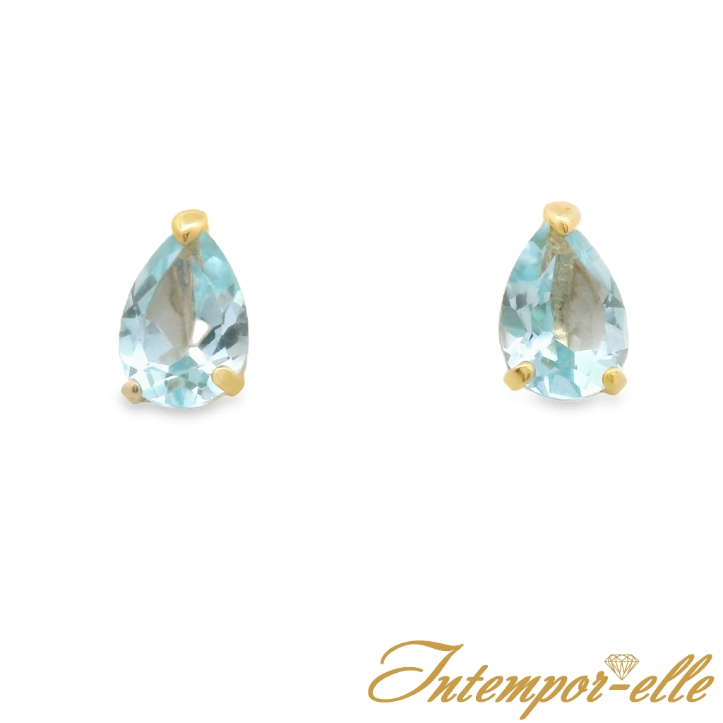 BO OR 18 CT TOPAZE GOUTE 