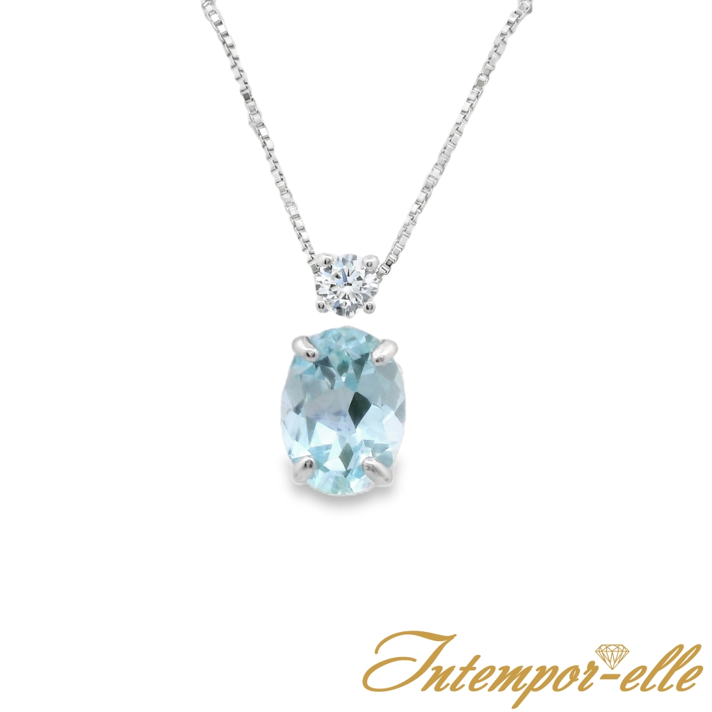 CL OR 18 CT TOPAZE OVAL + OXZ 