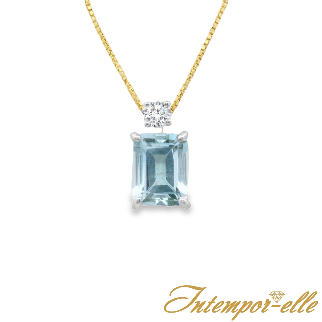 CL OR 18 CT TOPAZE 8X6 + OXZ 