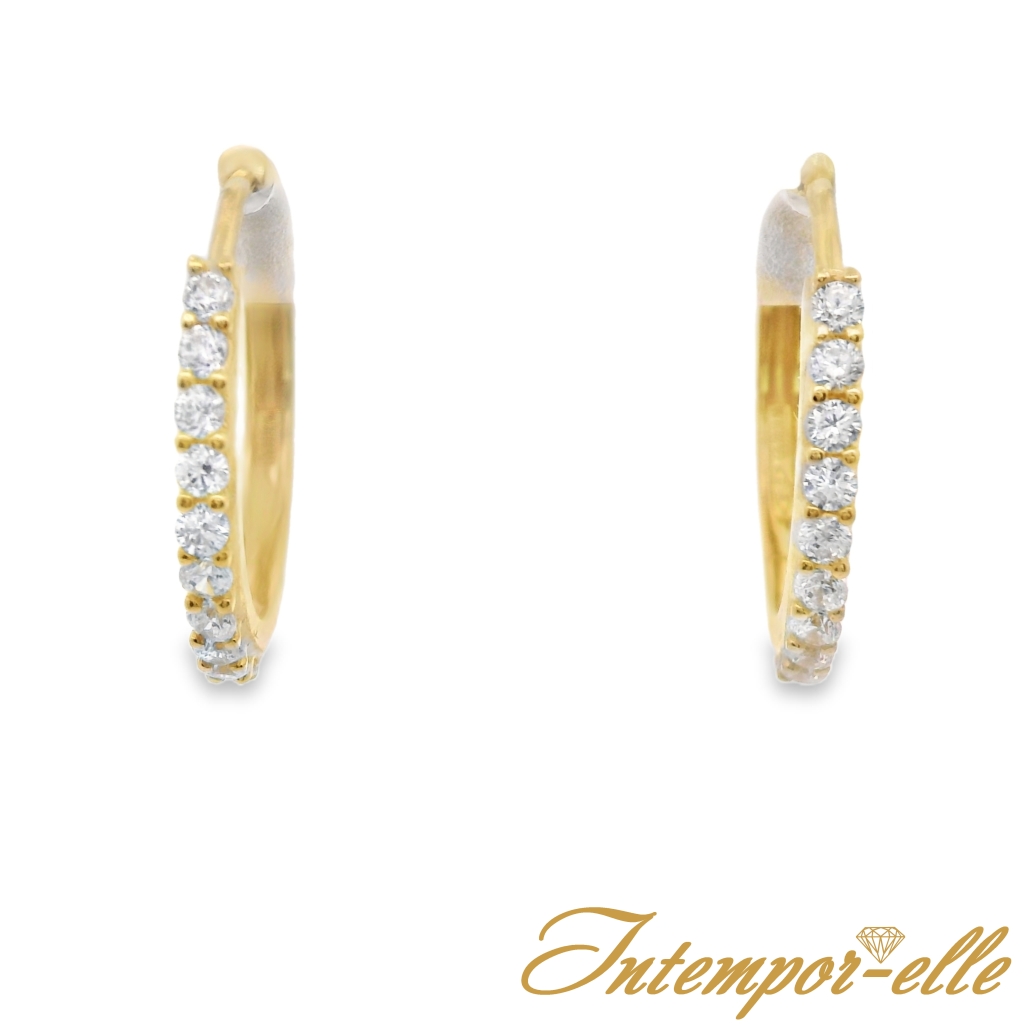 CREOLES OR 18 CT OXZ 15MM