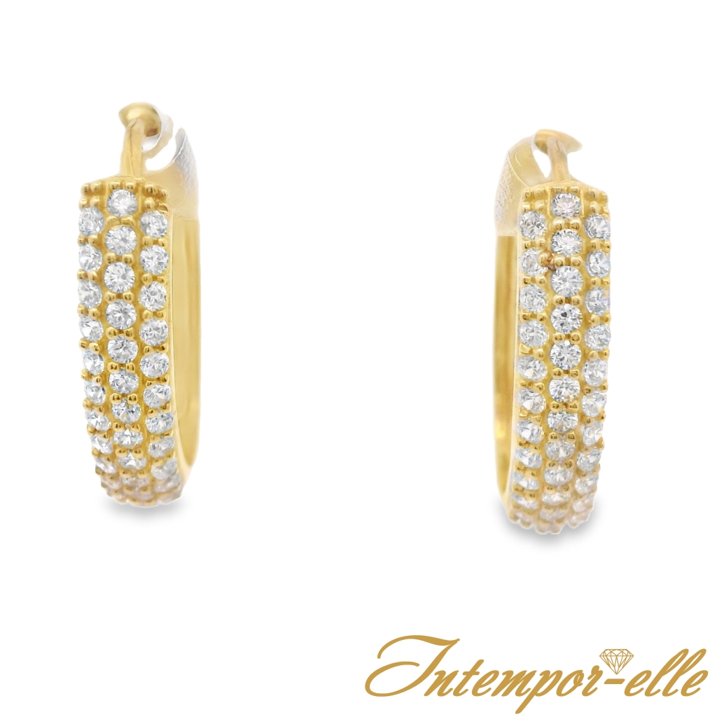 CREOLES OR 18 CT OXZ 20MM