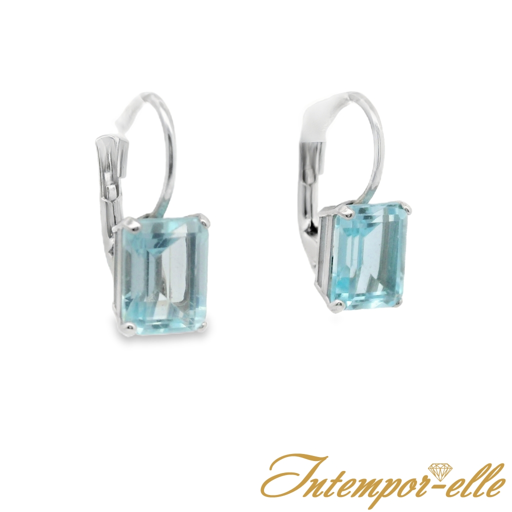 DORMEUSE OR 18 CT TOPAZE 8X6 