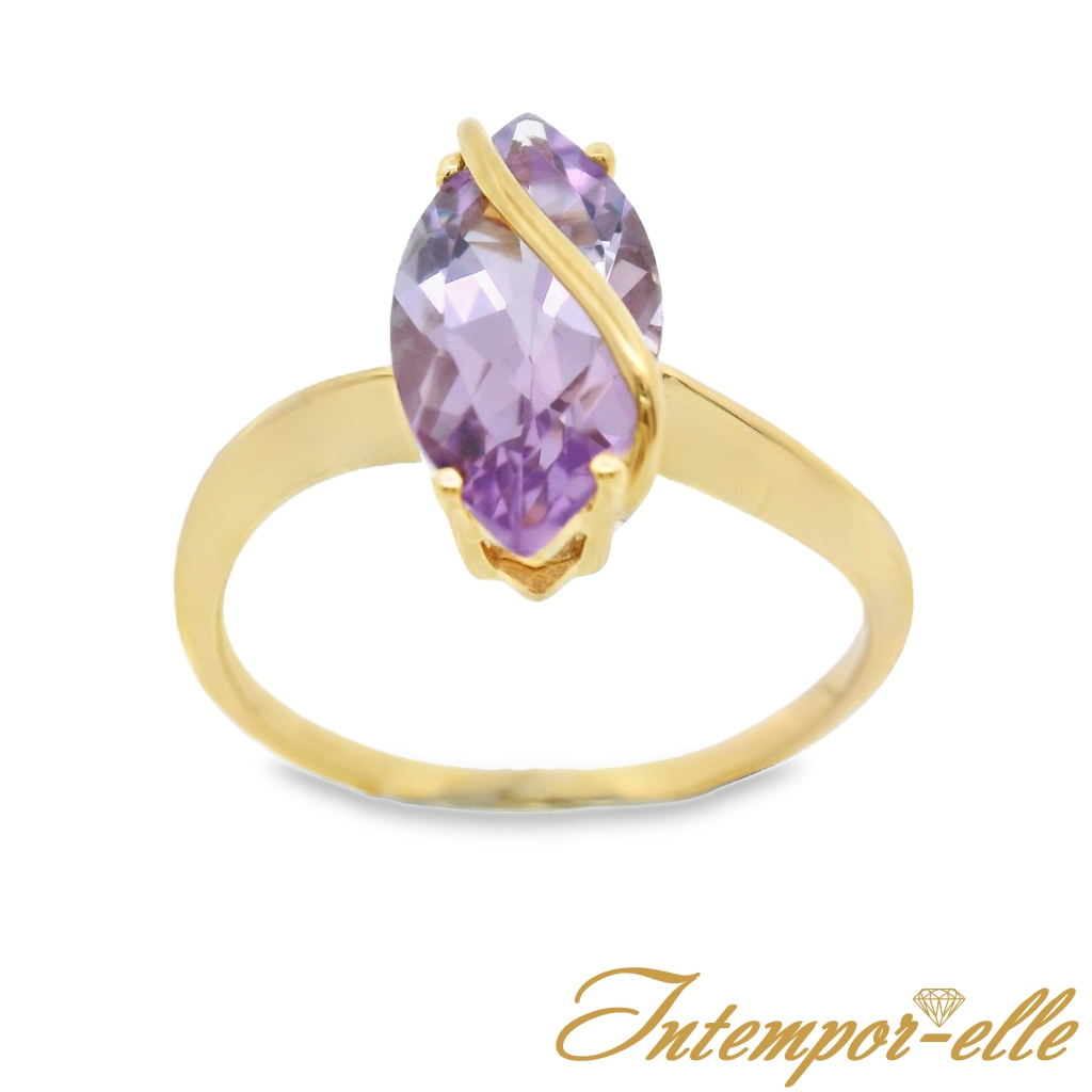 BA OR 18 CT + AMETHYSTE 